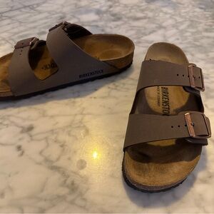 Birkenstock Tan Double-Strap Sandals